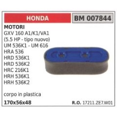 Filtro de aire HONDA generador GXV 160 A1/K1/VA1 plástico