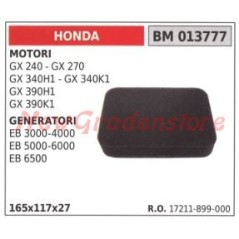 Air filter HONDA engine GX 240 270 340H1 generator EB 3000 4000 013777