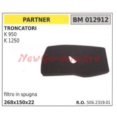 Filtro aria in spugna PARTNER per troncatore K 950 1250 012912 | Newgardenstore.eu