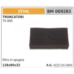 Filtro aria in spugna STIHL per troncatore TS 400 TS400 009283