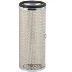 Internal safety air filter for agricultural machine engine FIAT OM 80 C