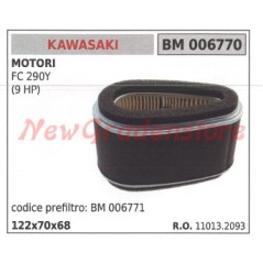 Filtro aria KAWASAKI motore FC 290Y (9 HP) 006770 | Newgardenstore.eu