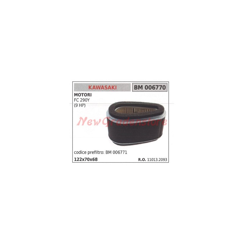 Filtro de aire motor KAWASAKI FC 290Y (9 CV) 006770