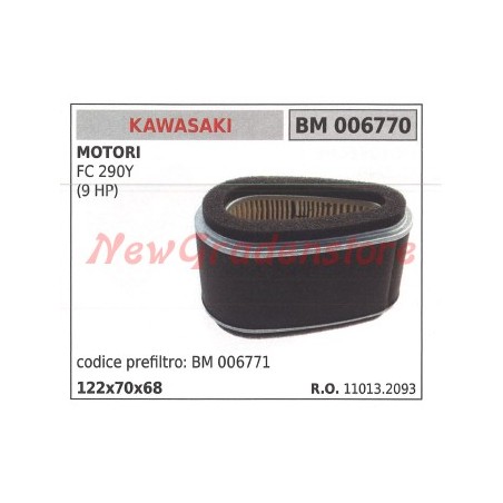 Filtro aria KAWASAKI motore FC 290Y (9 HP) 006770 | Newgardenstore.eu