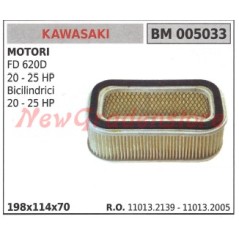 Filtro de aire motor KAWASAKI FD 620D 20 25 CV de dos cilindros 005033 | Newgardenstore.eu