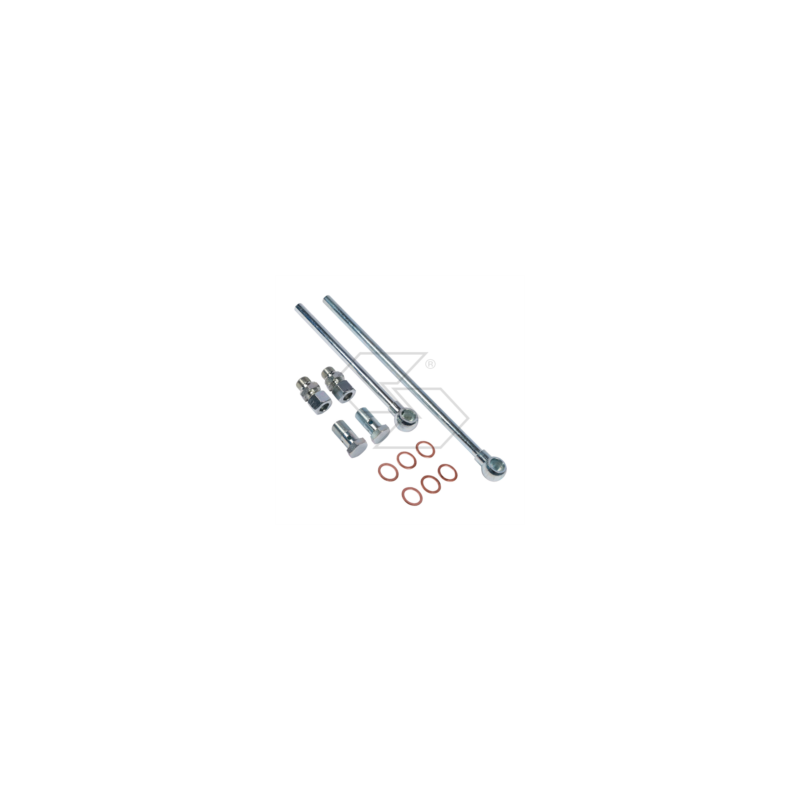 Double-acting pilot-operated check valve with pipes and fittings - 3/8" GAS A05180 Double-acting pilot-operated check valve with pipes and fittings - 3/8" GAS A05180