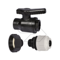 Tank-Kit-Anschlussadapter, Innengewinde S60x6 / Kugelhahn / gerade Schnellkupplung A25797 | Newgardenstore.eu