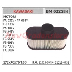 Air filter KAWASAKI engine FR 651 V 691V 730V FS 481V 541V 600V 651V 022584 | Newgardenstore.eu