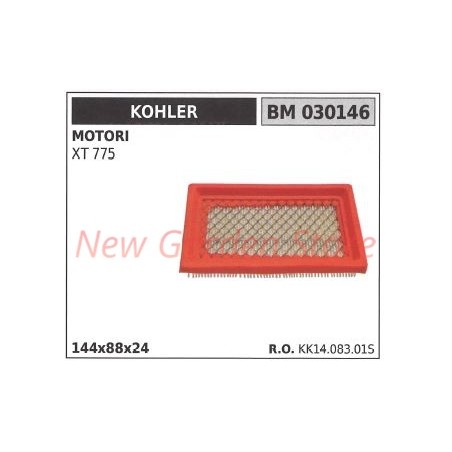 KOHLER Luftfilter XT 775 Motor 030146 | Newgardenstore.eu