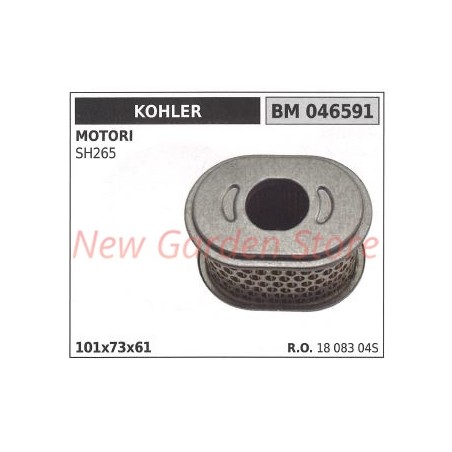 Filtro aria KOHLER trattorino motozappa SH265 046591 | Newgardenstore.eu