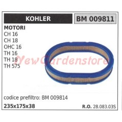 KOHLER air filter lawn tractor CH 16 18 OCH 16 TH 16 18 575 009811