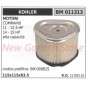 Filtro aria KOHLER trattorino rasaerba COMMAND 11 12.5 HP 14 15 HP 011313