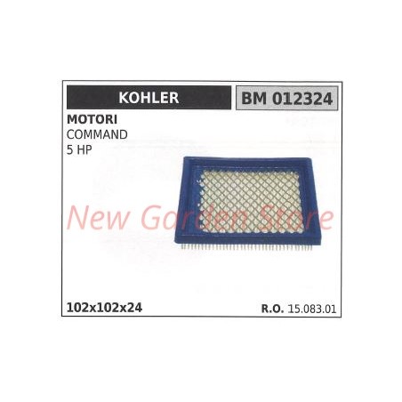 KOHLER Luftfilter Rasentraktor COMMAND 5 PS 012324 | Newgardenstore.eu