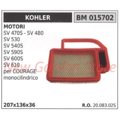 KOHLER air filter lawn tractor SV 470S 480S 530 540S 590S 600S 610 015702