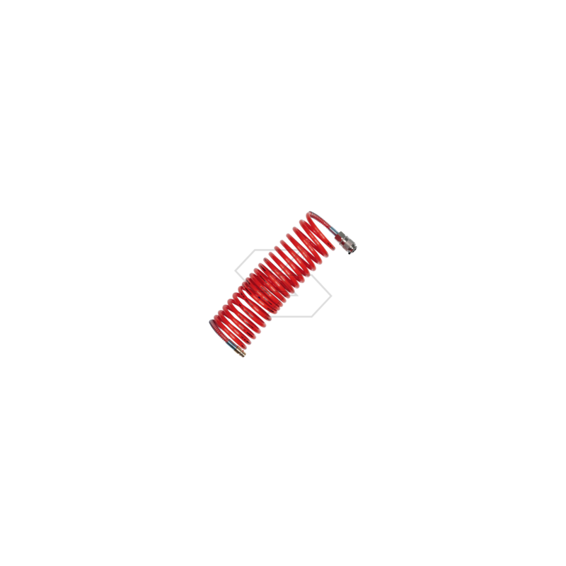 Tubo spiralato per compressori con innesti rapidi Ø 8x10 mm lunghezza 20 m A16527
