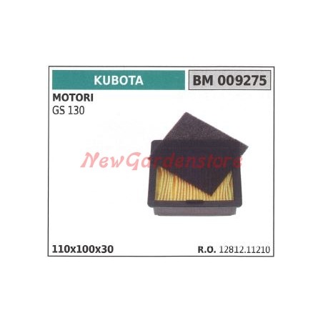 KUBOTA air filter GS 130 engine 009275 | Newgardenstore.eu