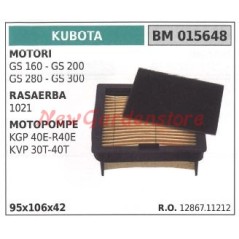 Filtro aria KUBOTA motore GS 160 200 280 300 rasaerba 1021 015648