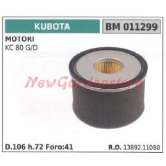 Luftfilter KUBOTA Motor KC 80 G/D 011299