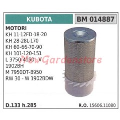 Luftfilter KUBOTA Motor KH 11 12FD 18 20 28 28L 170 60 66 70 014887