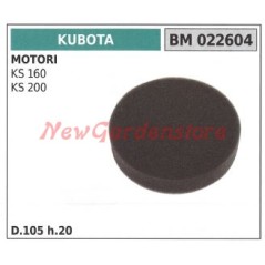 Filtro de aire motor KUBOTA KS 160 200 022604