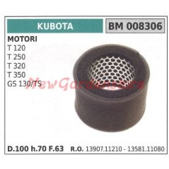 Filtre à air KUBOTA moteur T 120 250 320 350 GS 130/TS 008306 | Newgardenstore.eu