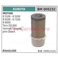 KUBOTA air filter engine B 5100 5200 6100 7100 8200 005232