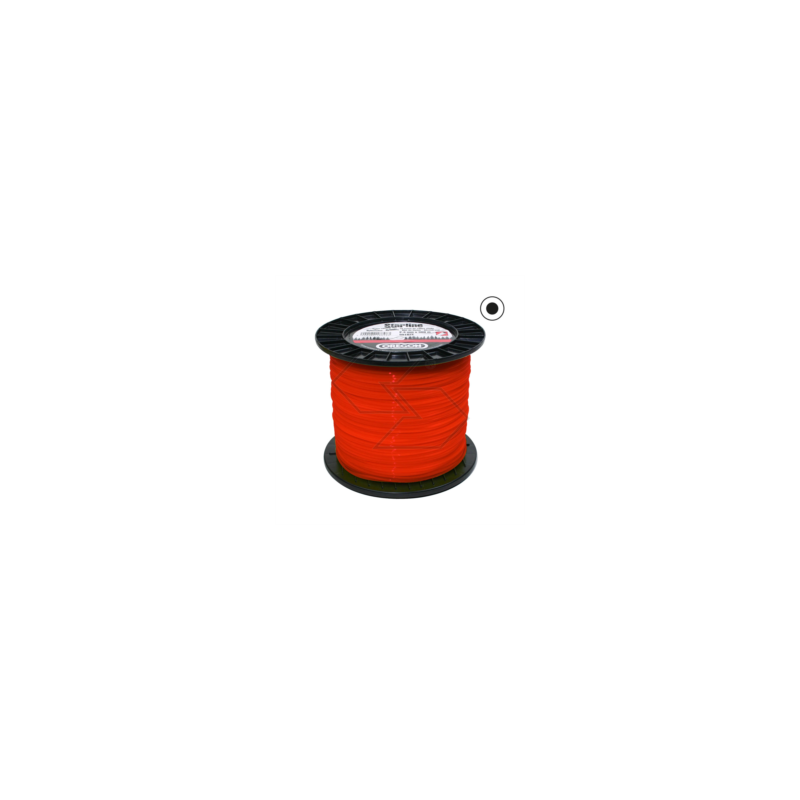 2,4 mm Runddraht, 352 m rote Schnur, Rolle 552694