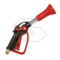 High pressure turbine lance with regulator and splash guard A15420