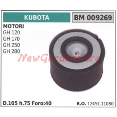 Filtro de aire KUBOTA motor GH 120 170 250 280 009269 | Newgardenstore.eu