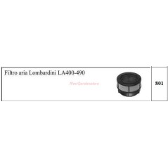 Air filter LOMBARDINI LA400 490 801 | Newgardenstore.eu
