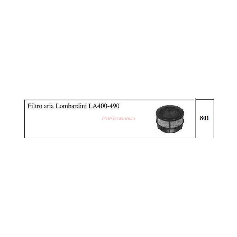 Luftfilter LOMBARDINI LA400 490 801