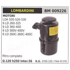 Filtro de aire motocultor LOMBARDINI LDA 500 520 530 | Newgardenstore.eu