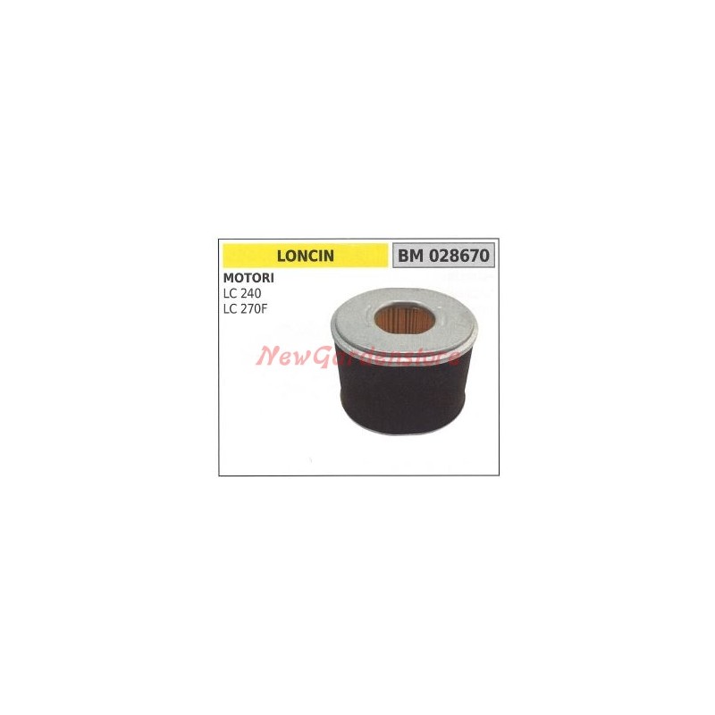 Filtro aria LONCIN motore trattorino rasaerba LC 240 270F 028670