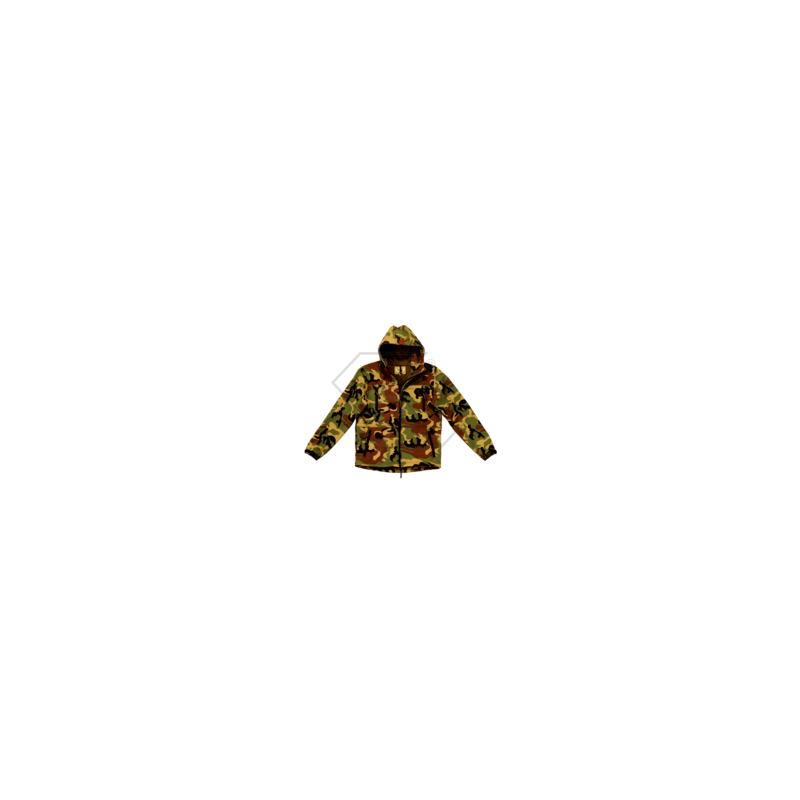 VESTE MILITAIRE EN COTON SOFTSHELL TG.M R342451