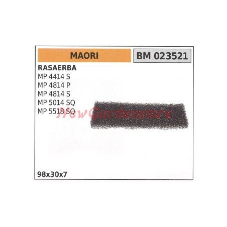 Air filter the MAORI mower MP 4414 S 4814 P 4814 S 5014 SQ 5518 SQ 023521