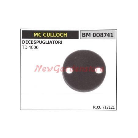 Air filter MC CULLOCH brushcutter TD 4000 008741 | Newgardenstore.eu