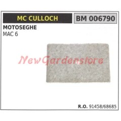 Filtro de aire motosierra MC CULLOCH MAC 6 006790