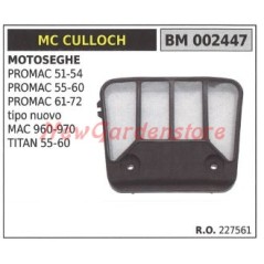 Filtro aria MC CULLOCH motosega PROMAC 51 54 55 60 61 72 tipo nuovo 002447