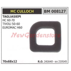 Filtro de aire MC CULLOCH cortasetos HC 60 70 TIVOLI 50 60 EUROMAC H60 008127 | Newgardenstore.eu