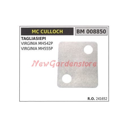 Air filter MC CULLOCH hedge trimmer VIRGINIA MH542P MH555P 008850 | Newgardenstore.eu