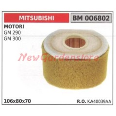 Air filter MITSUBISHI 2-stroke engine brushcutter and hedge trimmer 006802