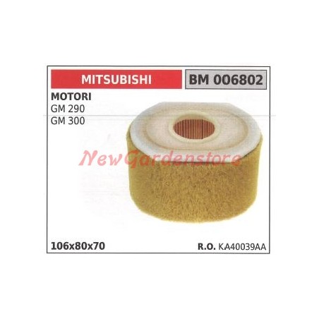 Filtre à air MITSUBISHI moteur 2 temps débroussailleuse et taille-haie 006802 | Newgardenstore.eu