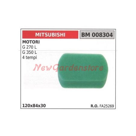 Filtre à air MITSUBISHI moteur 2 temps débroussailleuse et taille-haie 008304 | Newgardenstore.eu