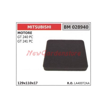 Filtro de aire MITSUBISHI Cortasetos con motor de 2 tiempos 028940 | Newgardenstore.eu