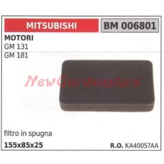 Filtre à air MITSUBISHI moteur 2 temps débroussailleuse et taille-haie GM131 006801