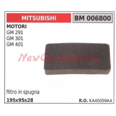 Filtro de aire motor MITSUBISHI 2 tiempos desbrozadora cortasetos GM291 006800 | Newgardenstore.eu