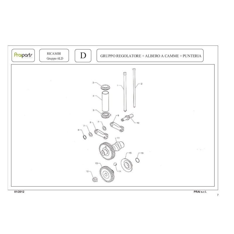 TAPPET ROPE DICHTUNGEN 6N.15.4740.25 6LD