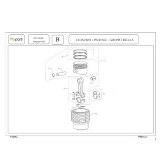KIT DE CILINDRO/PISTÓN 6B.18.2384.56 6LD 400 | Newgardenstore.eu