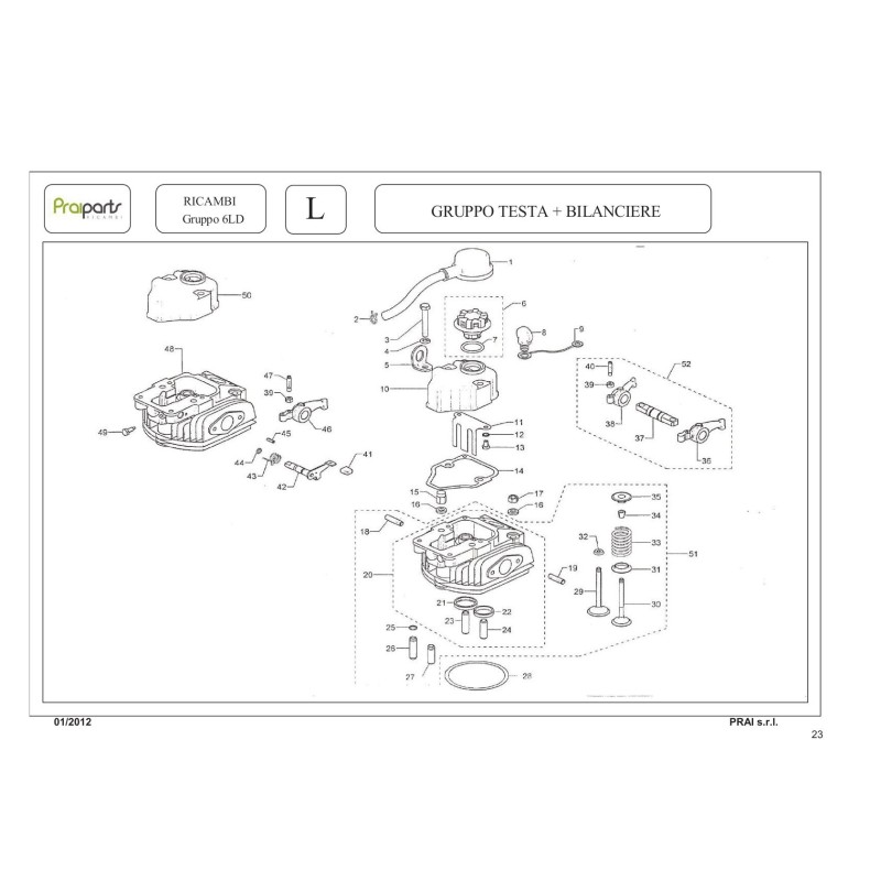 BOUCHONS DE RENIFLEMENT - CHARGE D'HUILE 0L.10.9050.51 6LD 3LD 4LD 7LD