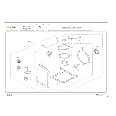 DICHTUNGSSATZ 6N.17.8180.55 6LD 360 | Newgardenstore.eu